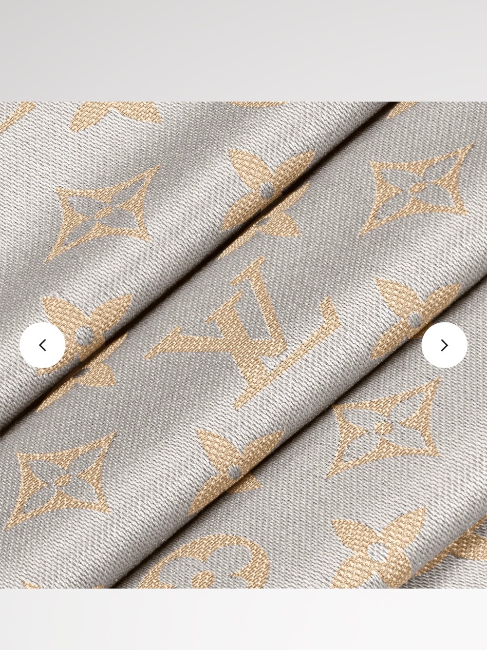 Louis Vuitton Monogram Shawl in Greige - Picture 3 of 4